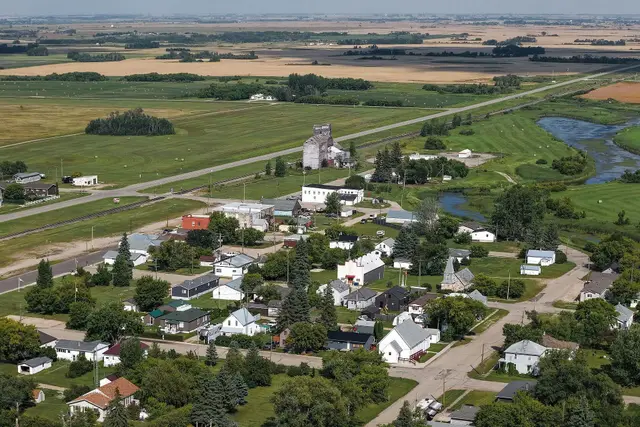 Aerial view of Gainsborough